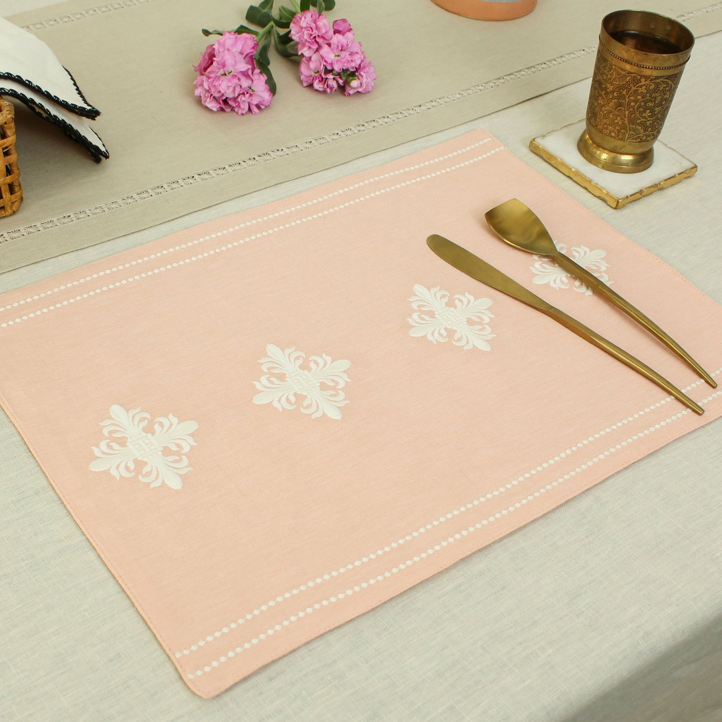 Cherry Blossom Placemat-Pink