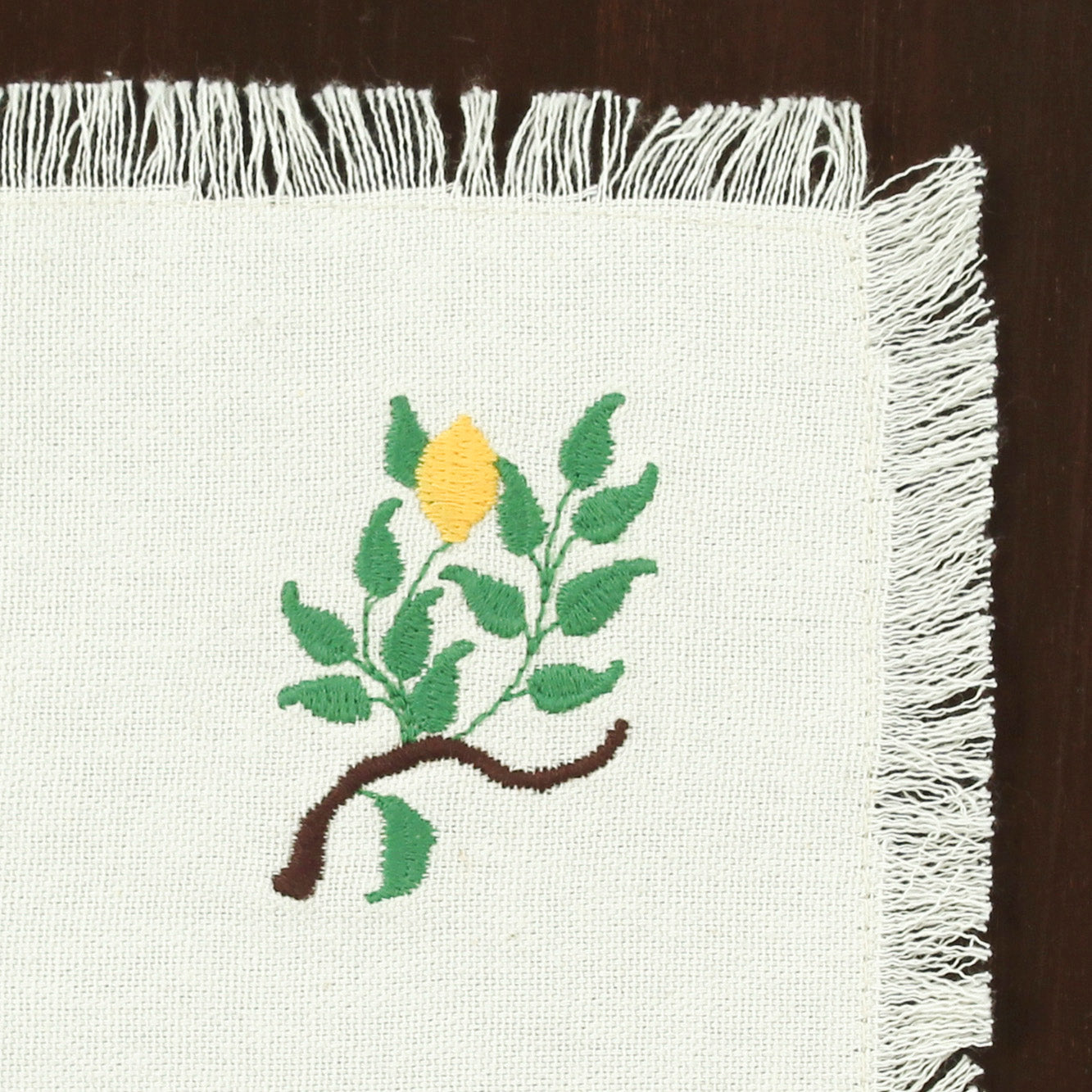 Aspen Cocktail Napkin-Ecru