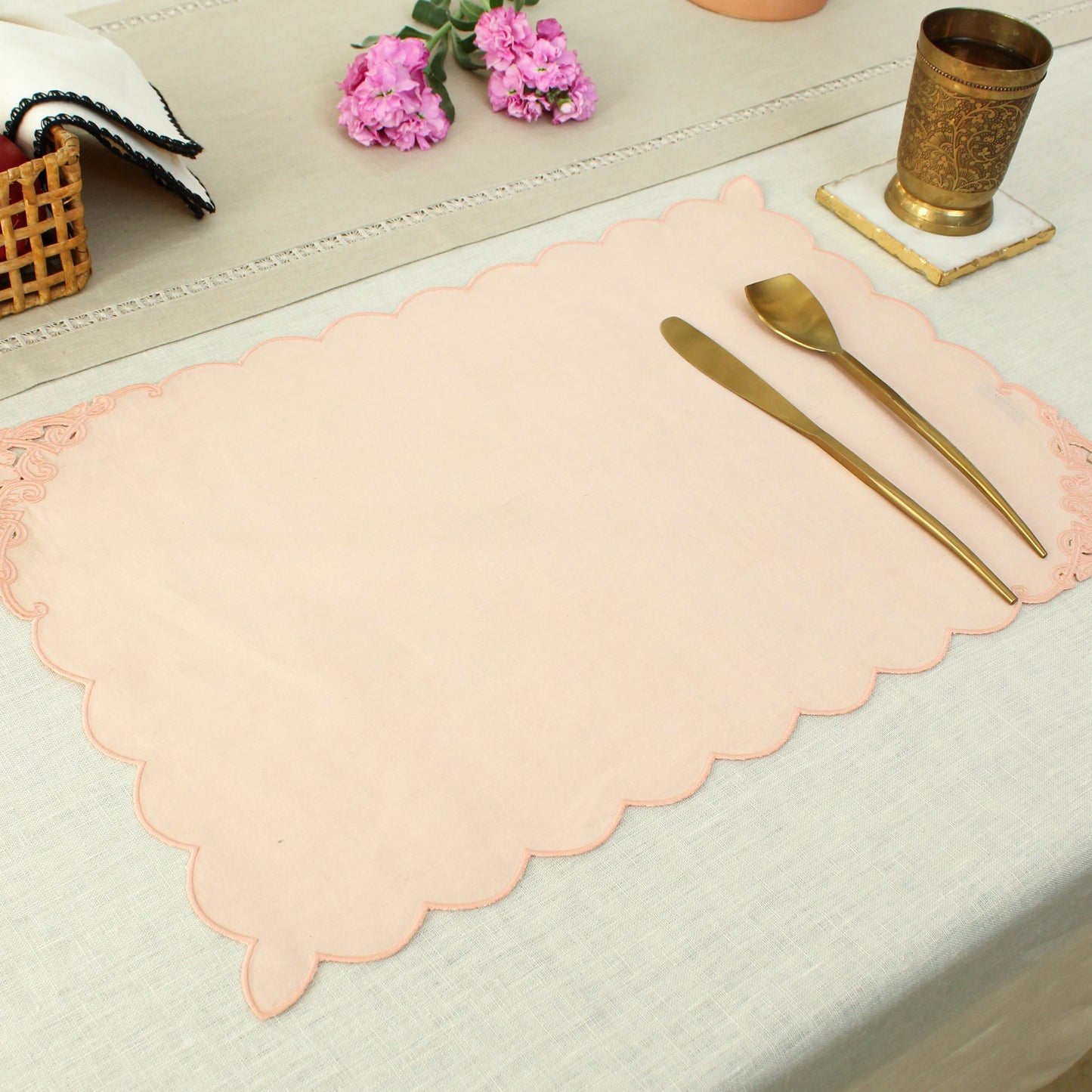 Noor Placemat-Pink