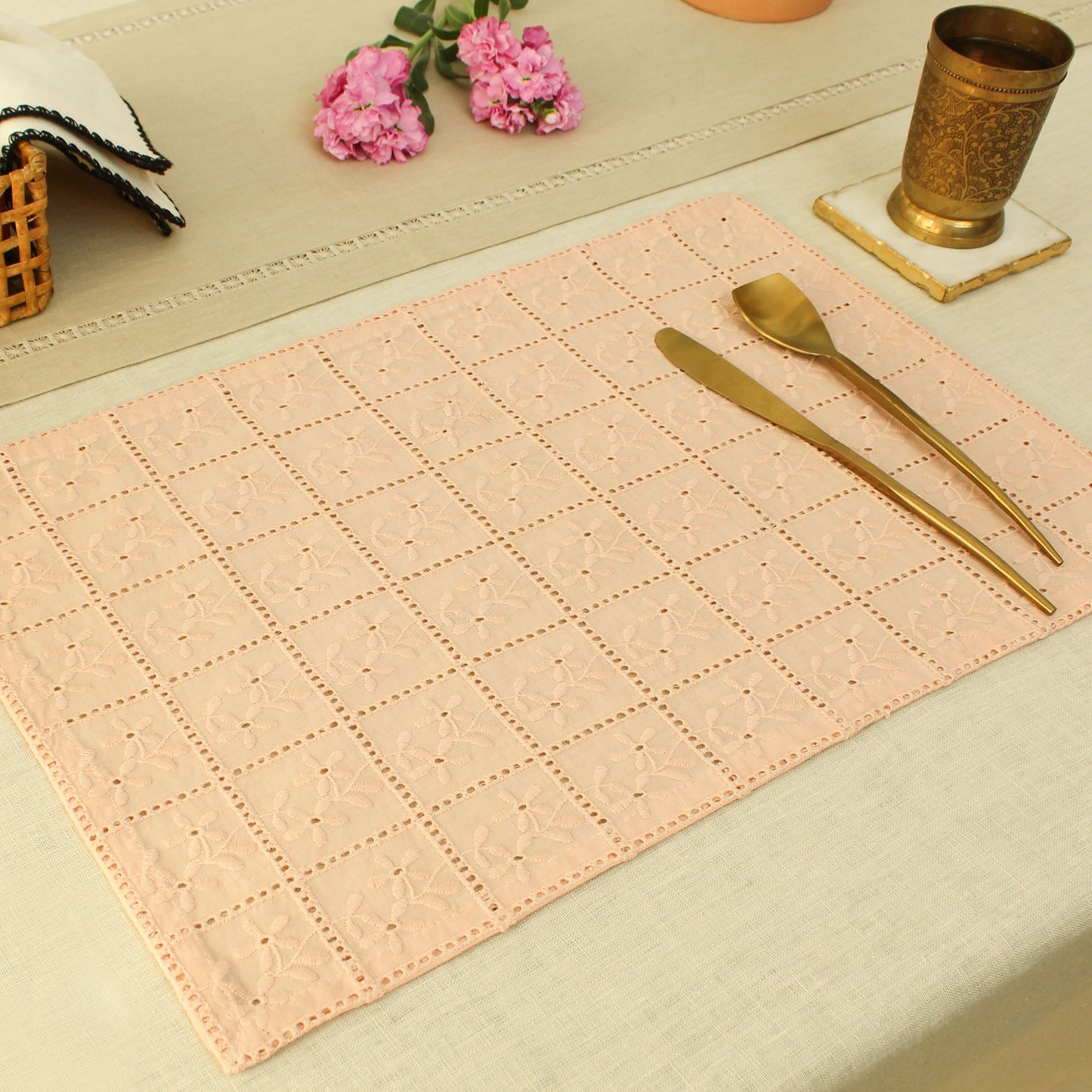 Nubra Placemat-Pink