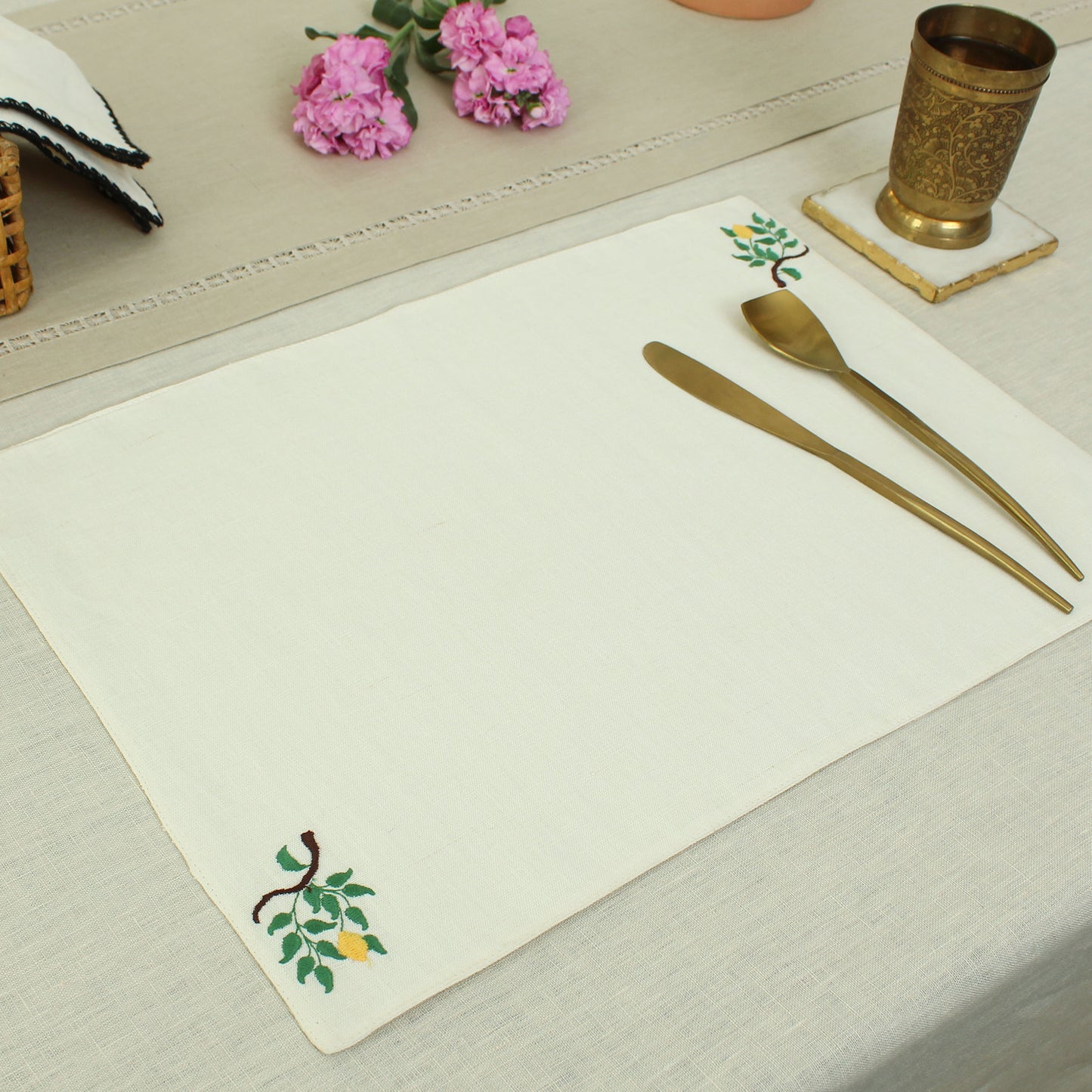 Aspen Placemat-Ecru