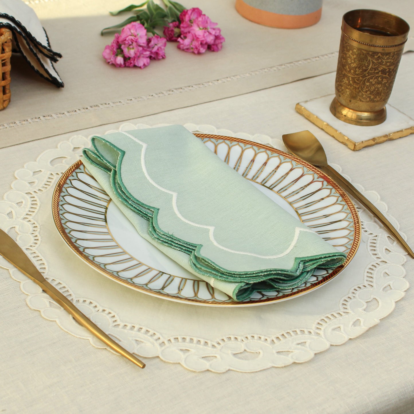 Meadows Napkin-Green