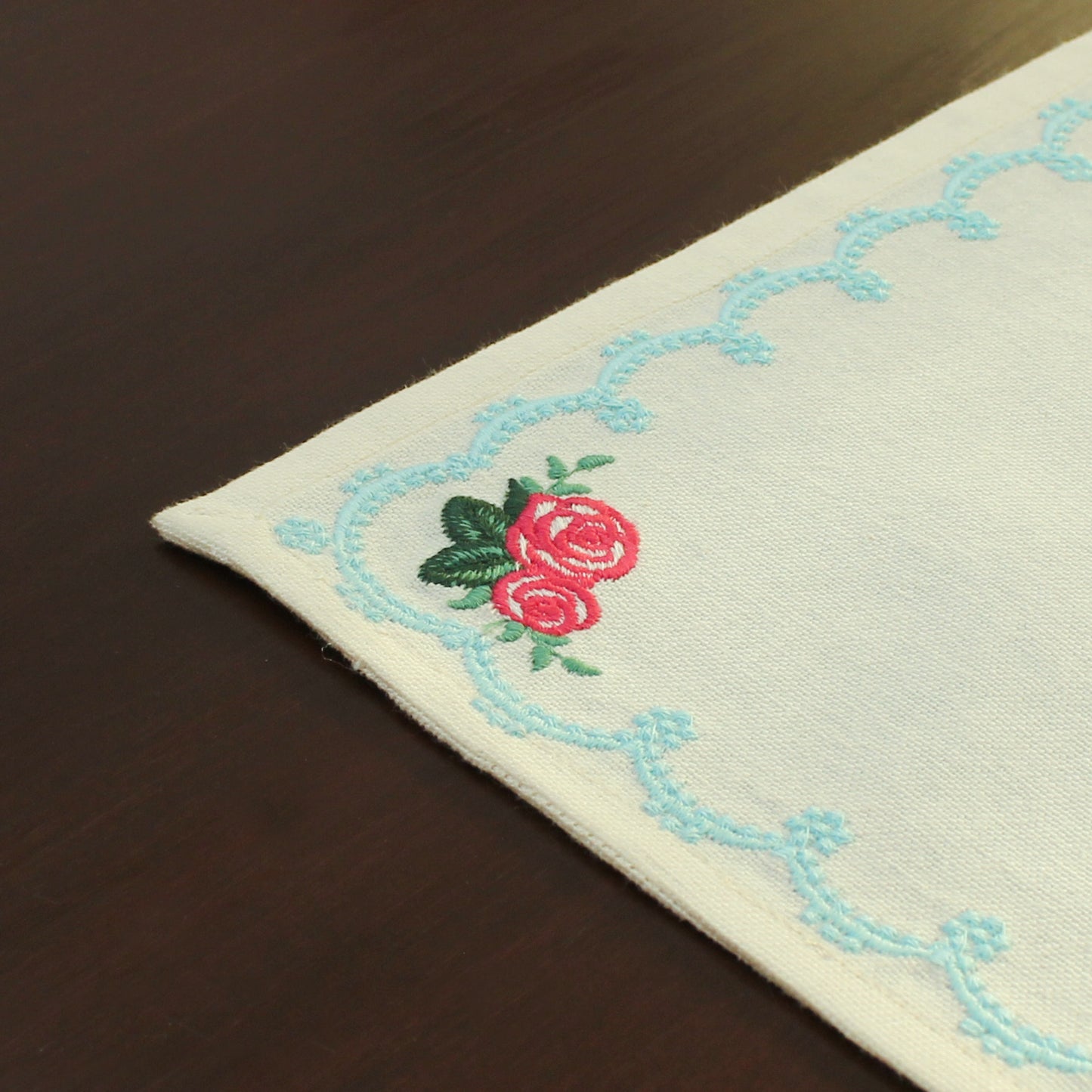 Jasmine Bloom Placemat-Ecru