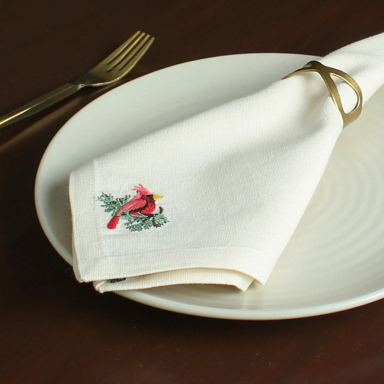 Goldfinch Napkin-Ecru