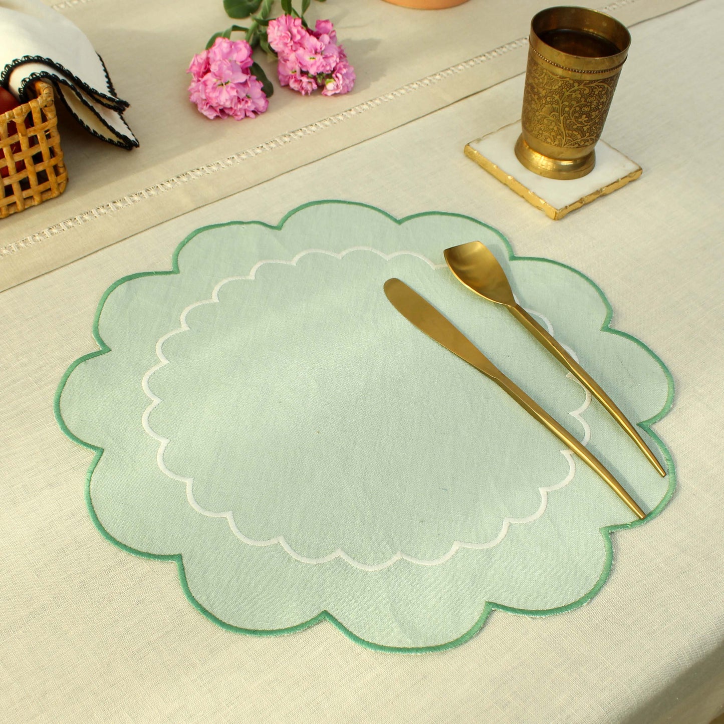 Meadows Placemat-Green