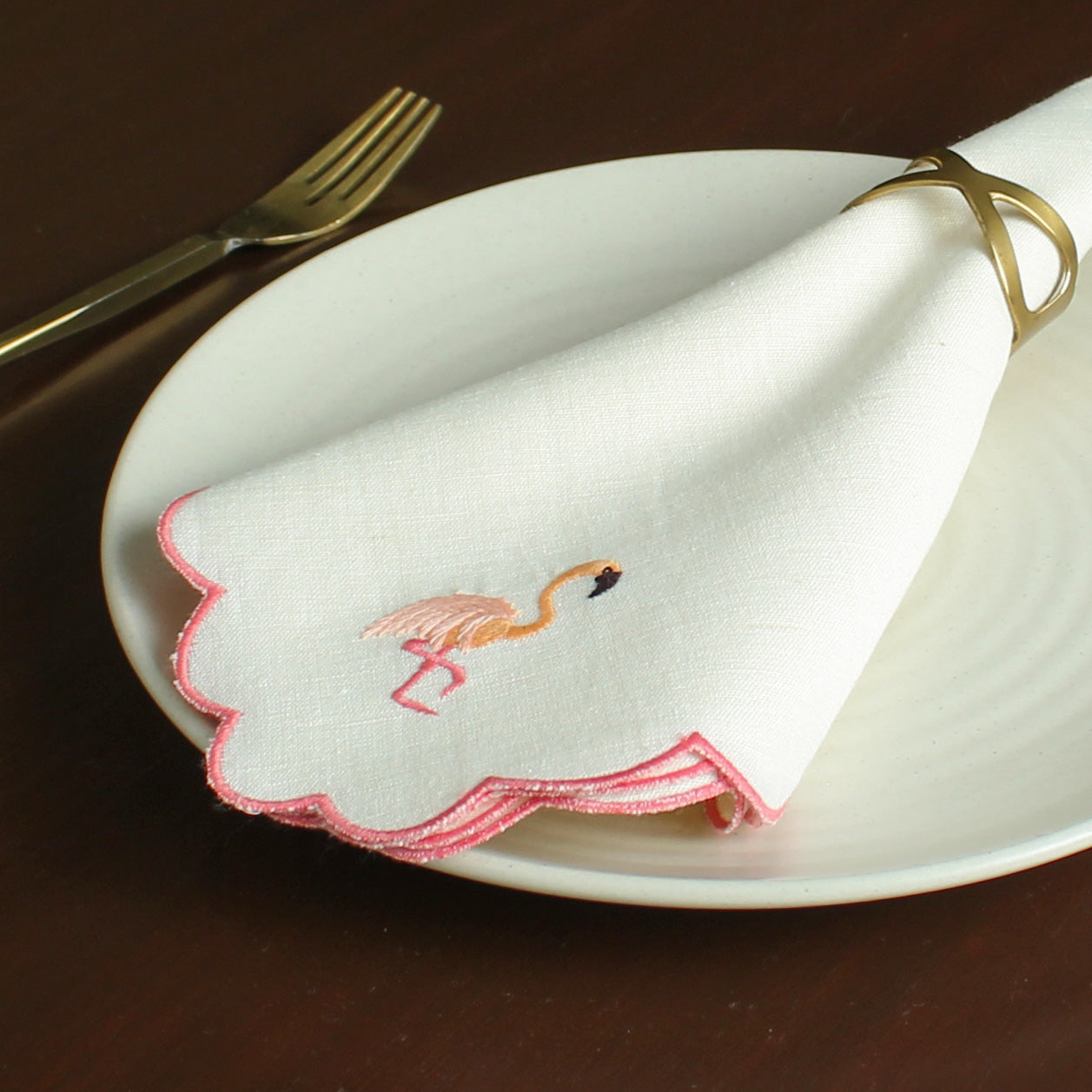 Flamingo Napkin-Pink