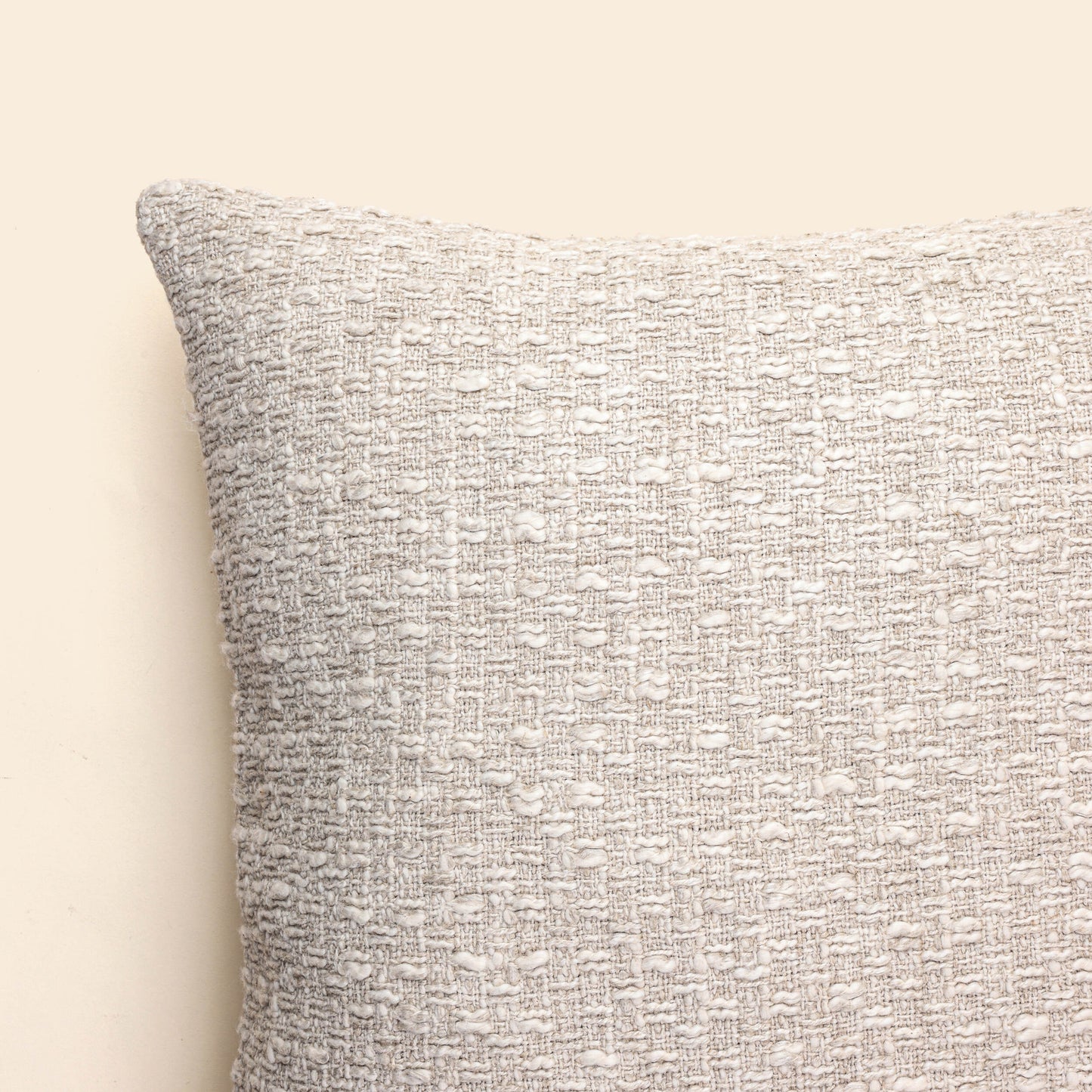 Snowy Cushion Cover-Natural