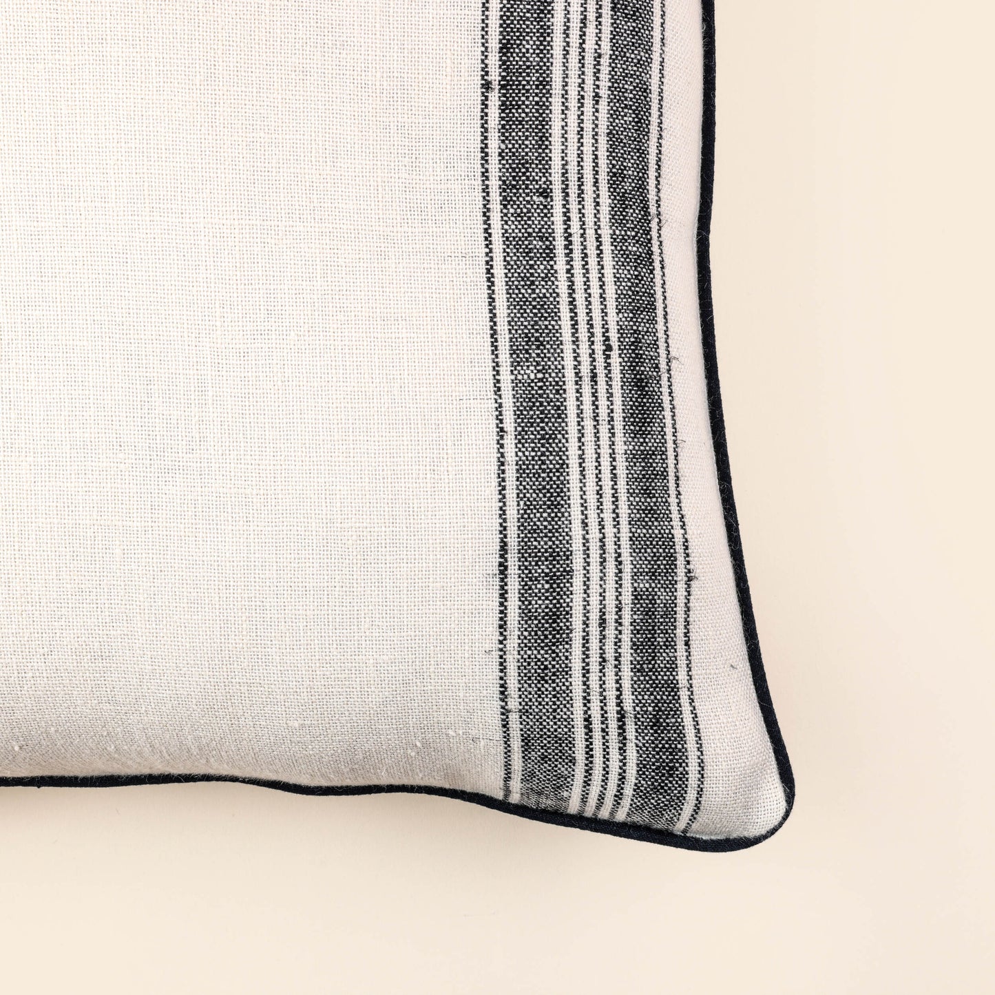 Swan Cushion Cover-Black