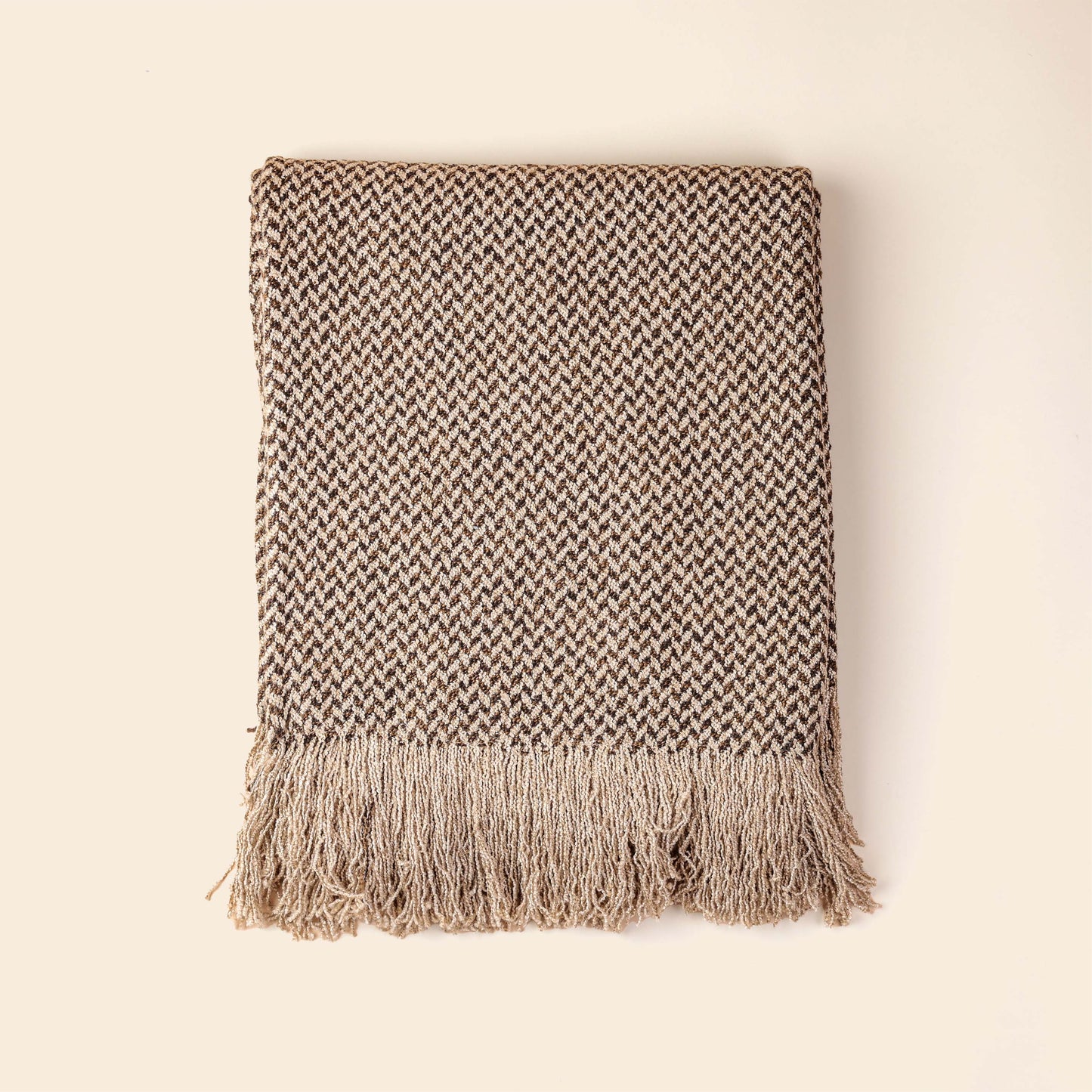 Tibetan Cherry Throw-Brown