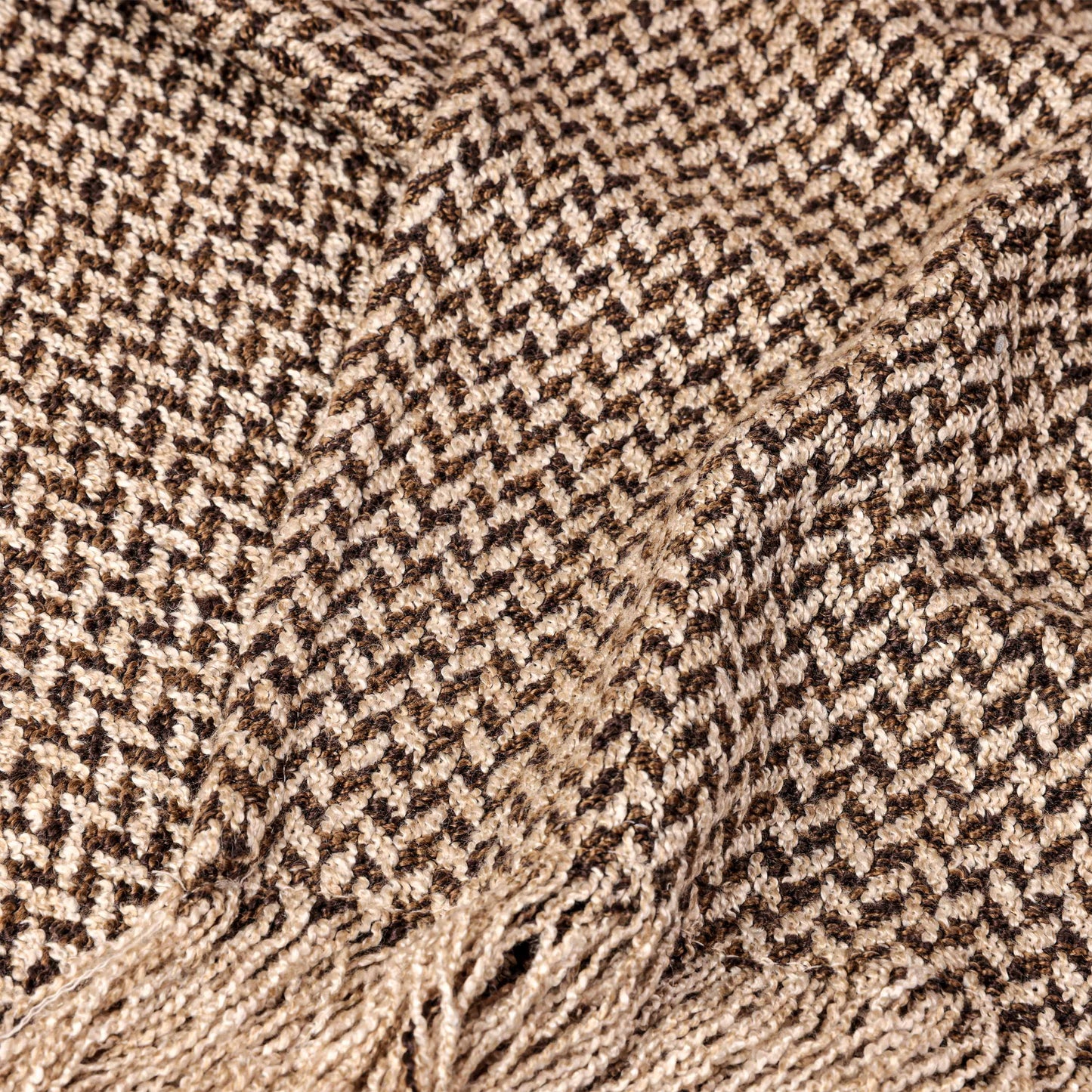 Tibetan Cherry Throw-Brown