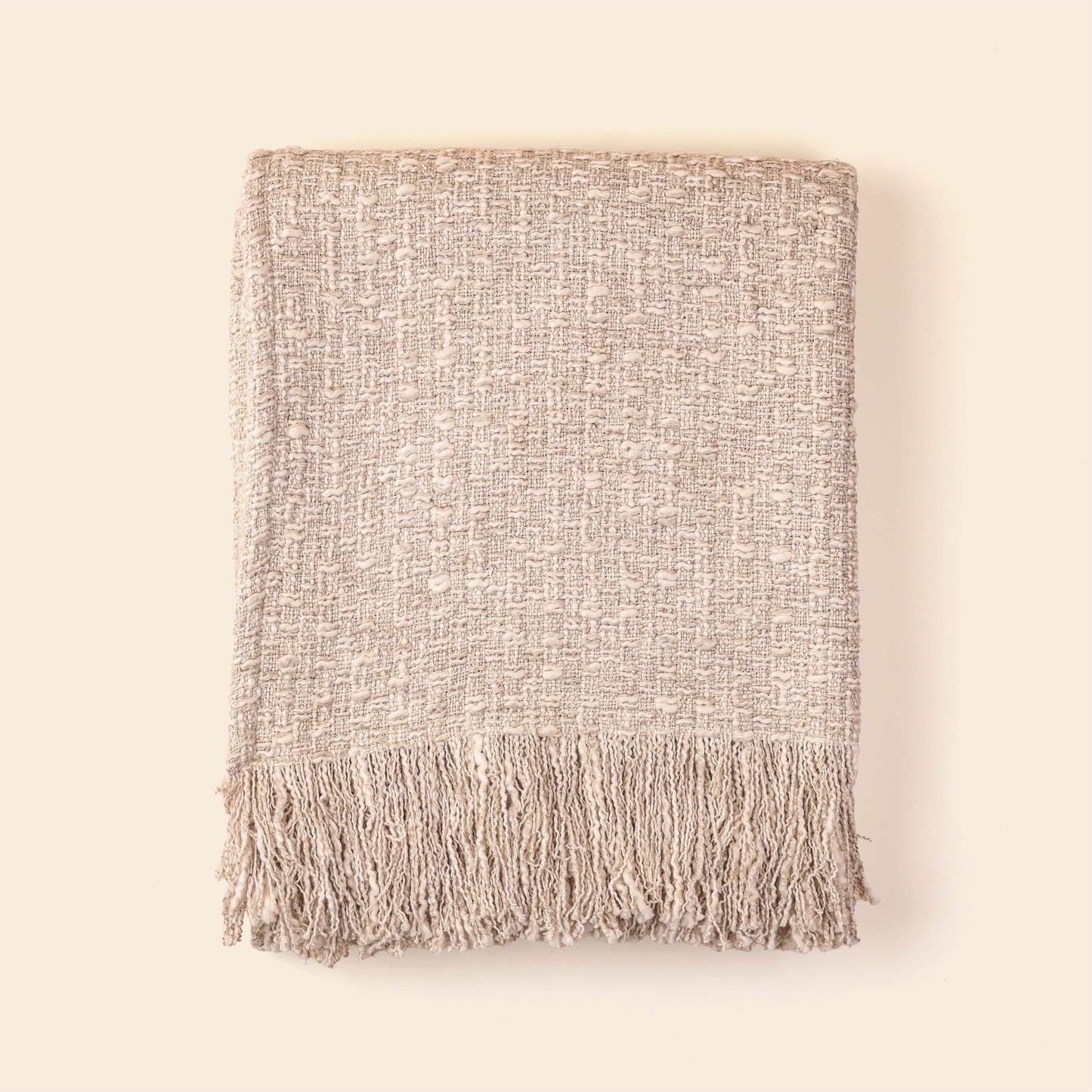 Snowy Throw-Natural