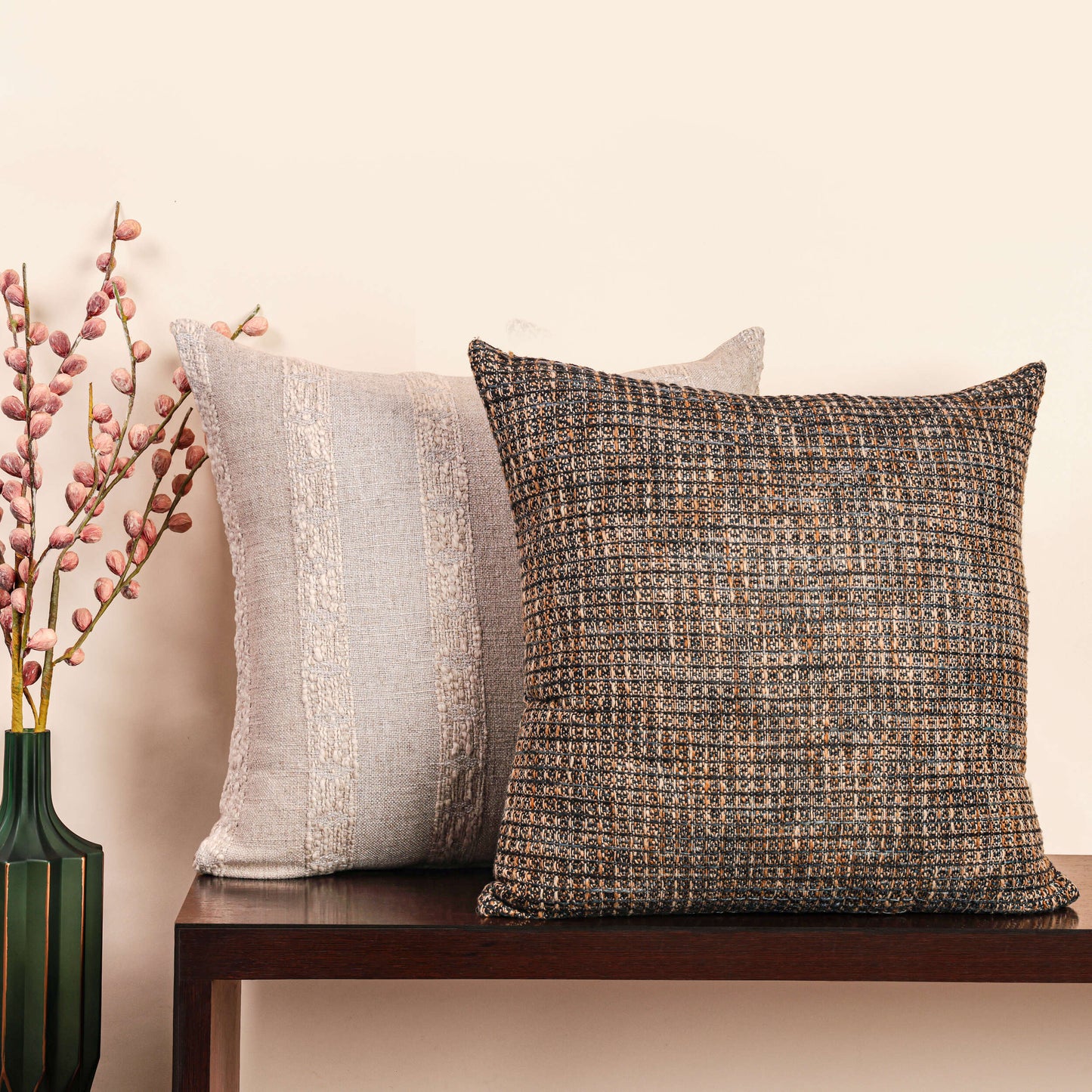 Harmony Cushion Cover-Black