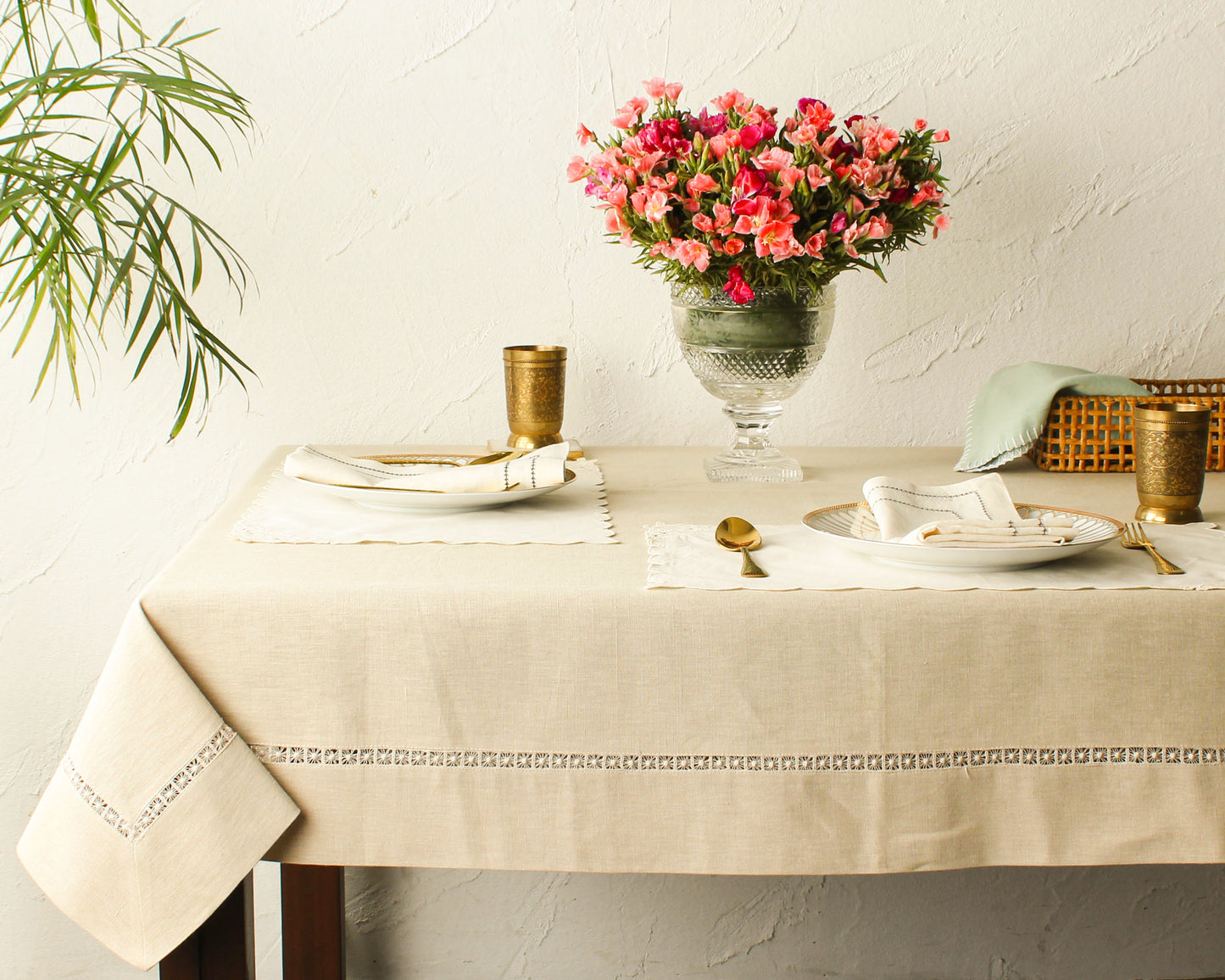 Malibu Table Cloth-Beige