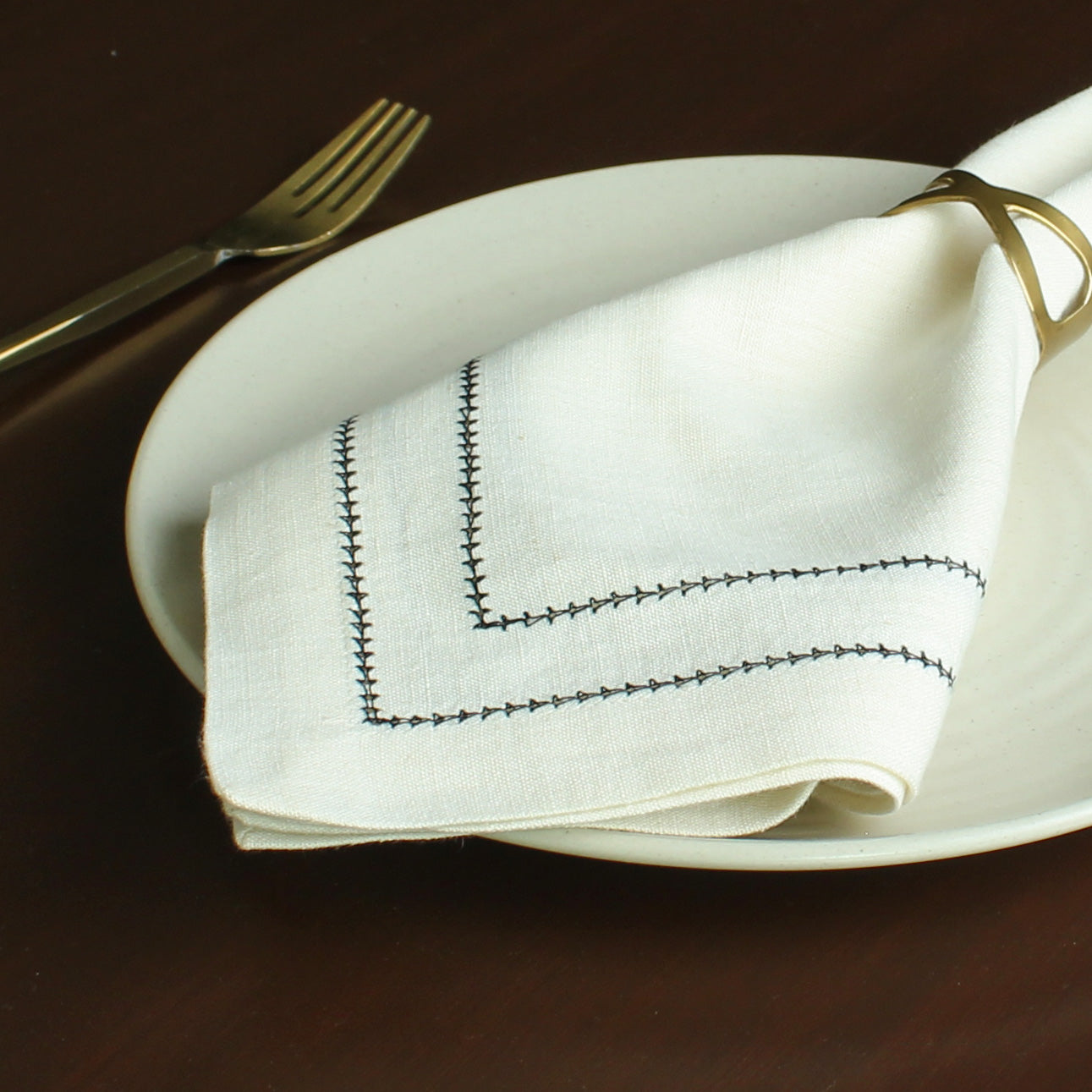Tulum Napkin-Ecru