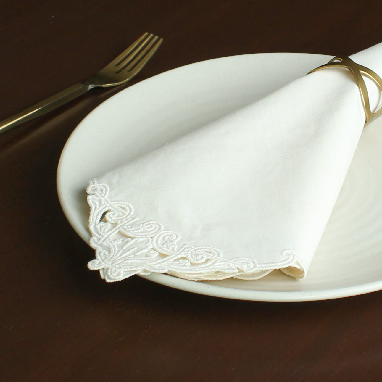 Noor Napkin-Ecru