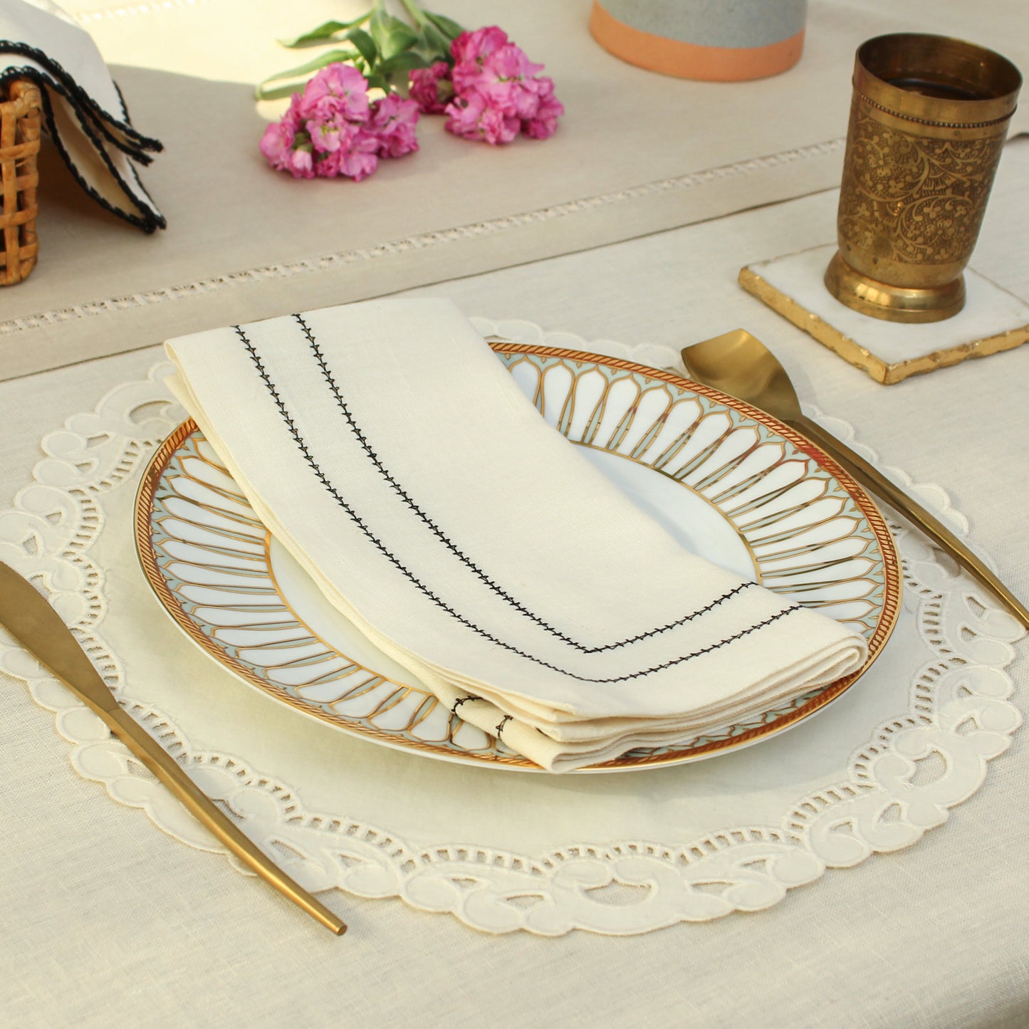 Tulum Napkin-Ecru