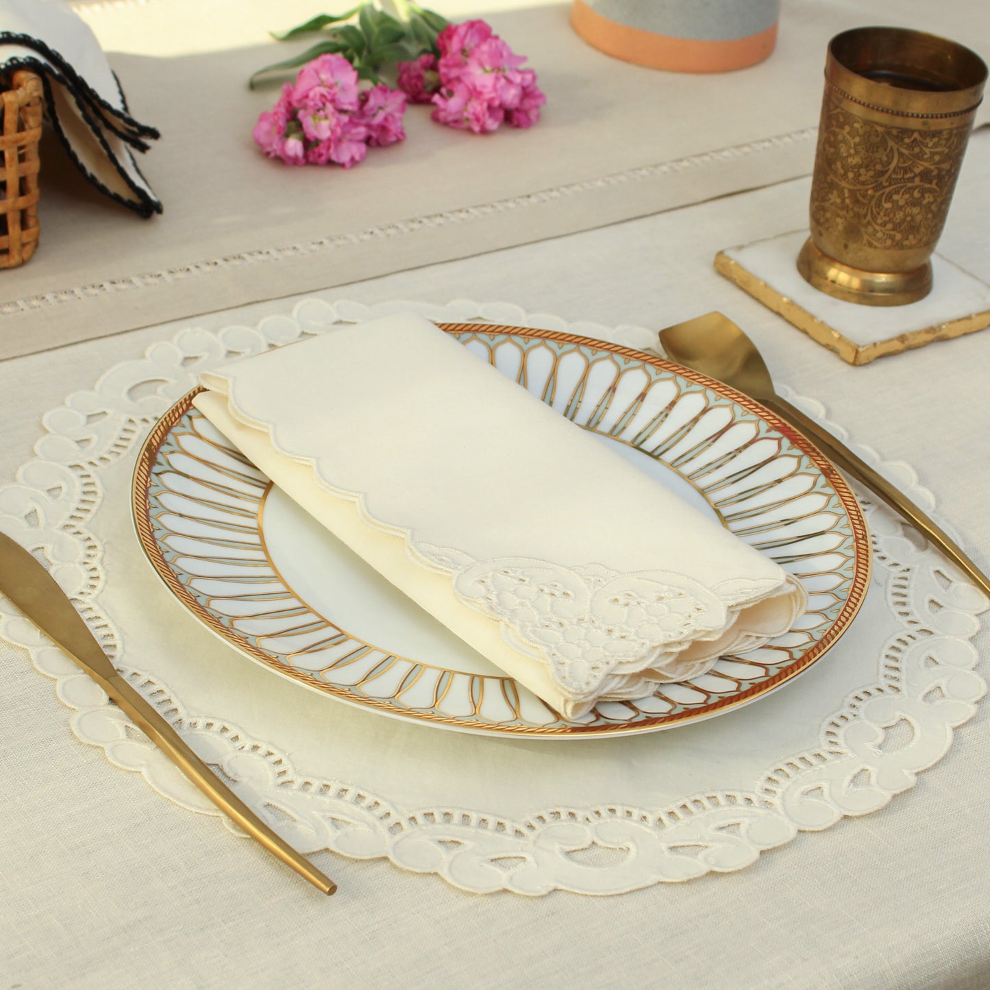 Bahar Napkin-Ecru