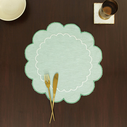 Meadows Placemat-Green