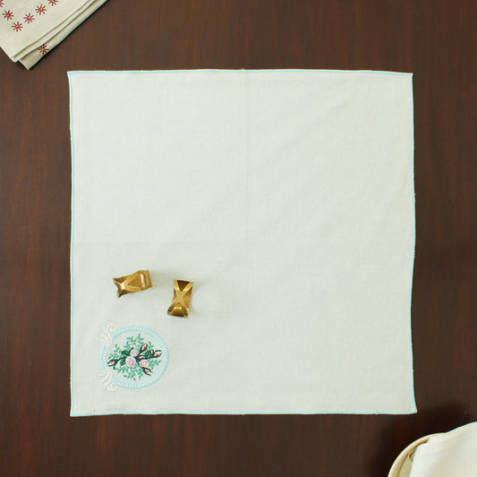Jasmine Bloom Napkin-Ecru