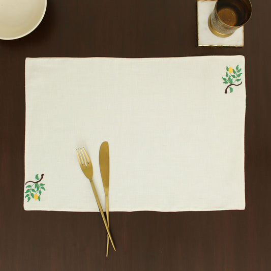 Aspen Placemat-Ecru