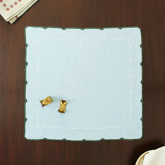 Filgree Napkin-Blue