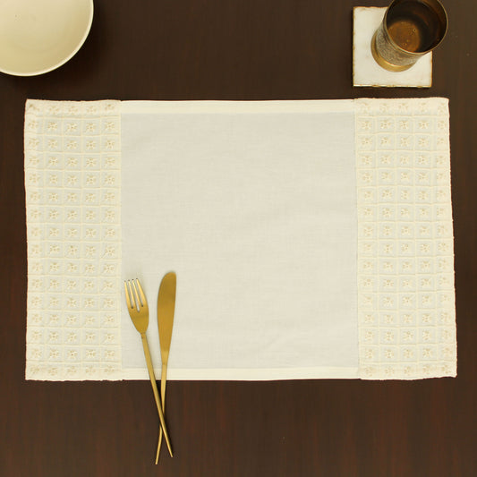 Lyra Placemat-Ecru