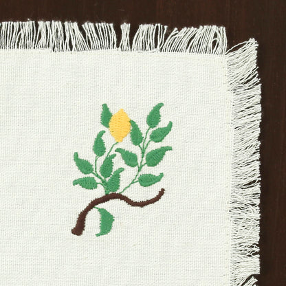 Aspen Cocktail Napkin-Ecru