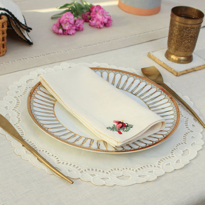 Goldfinch Napkin-Ecru