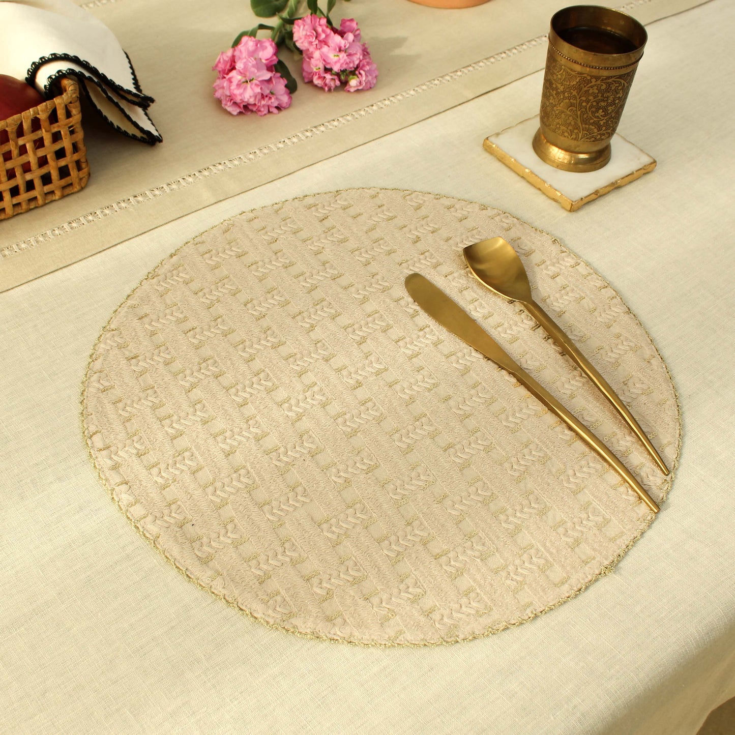 Ankaa Placemat-Beige