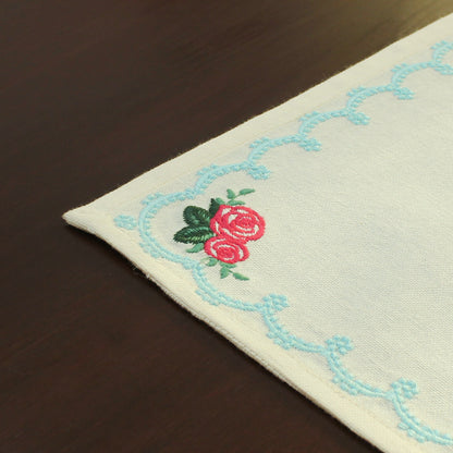 Jasmine Bloom Placemat-Ecru
