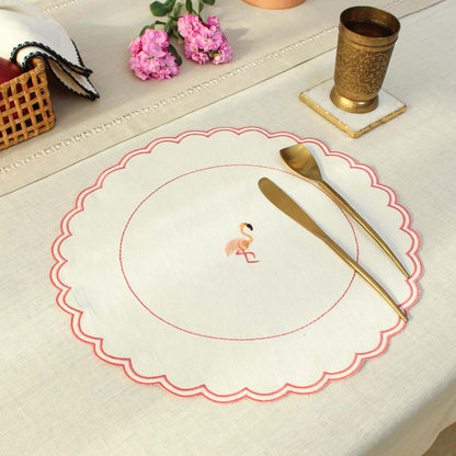 Flamingo Placemat-Pink