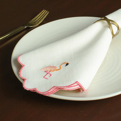 Flamingo Napkin-Pink