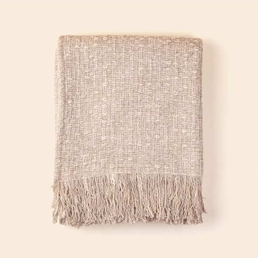 Snowy Throw-Natural