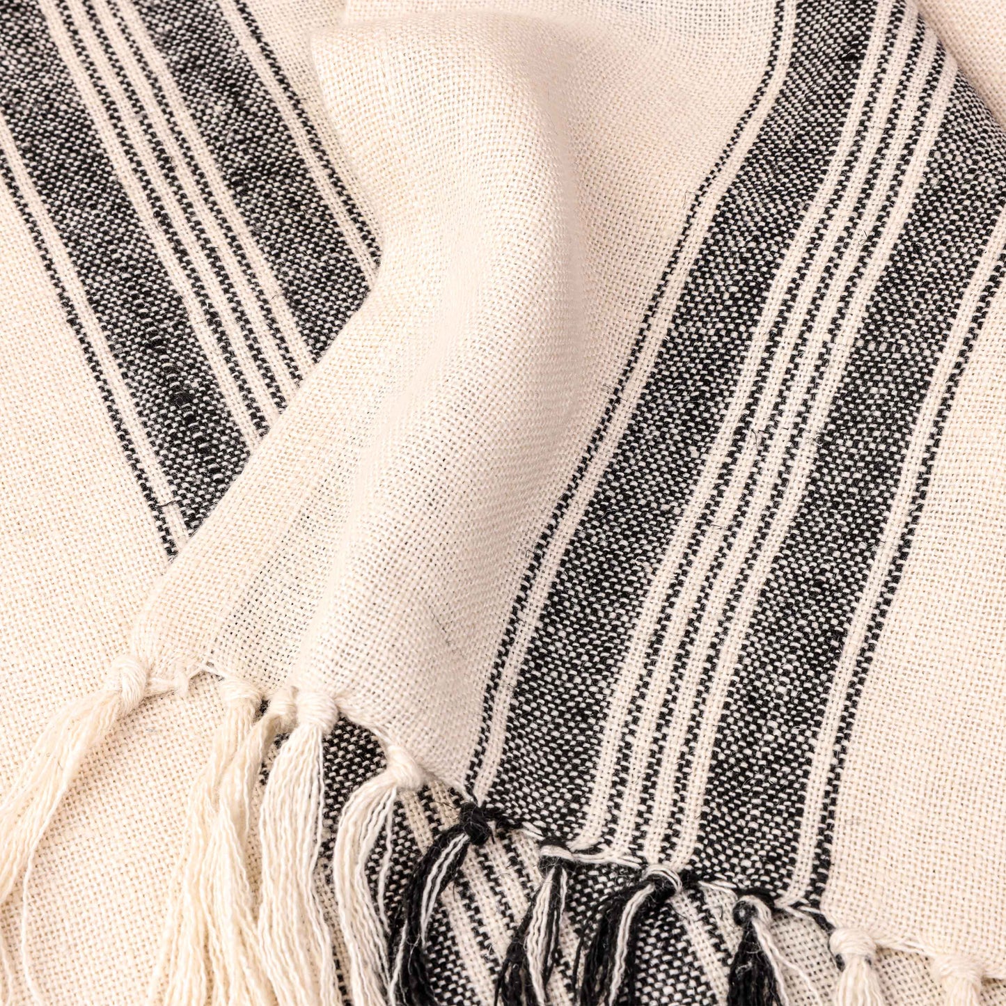 Swan Throw-Black