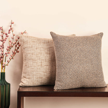 Tibetan Cherry Cushion Cover-Brown