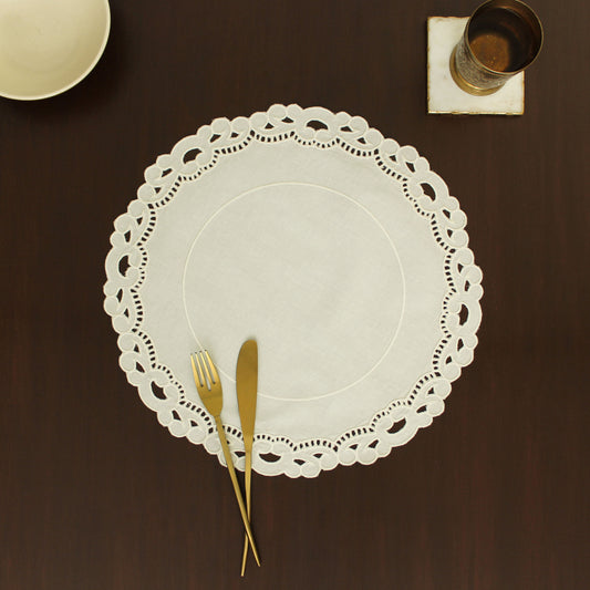 Rooh Placemat-Ecru