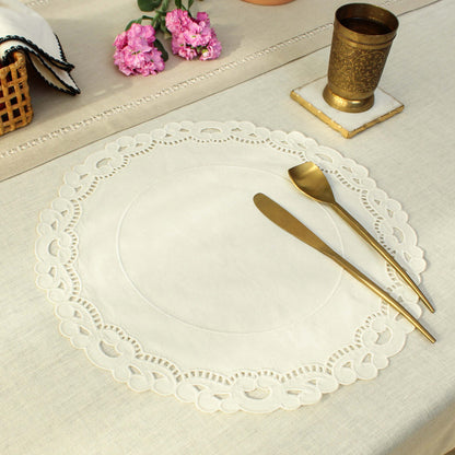 Rooh Placemat-Ecru
