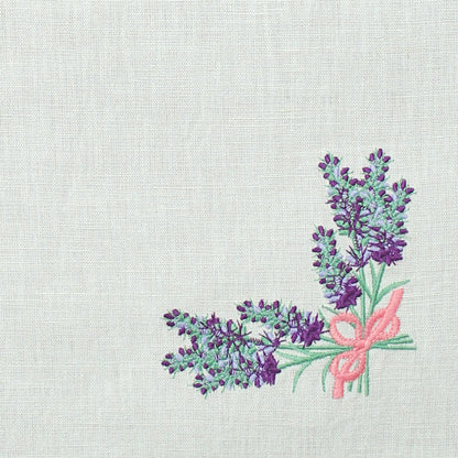 Purple Potpouri Runner-Ecru