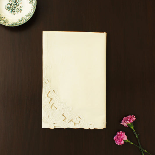 Noor Table Cloth-Ecru