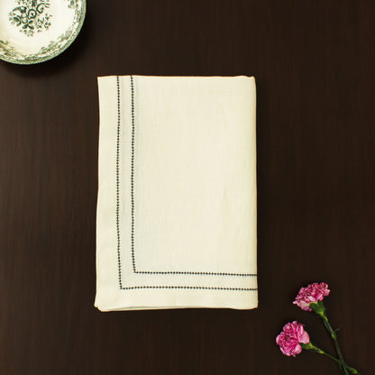 Tulum Table Cloth-Ecru