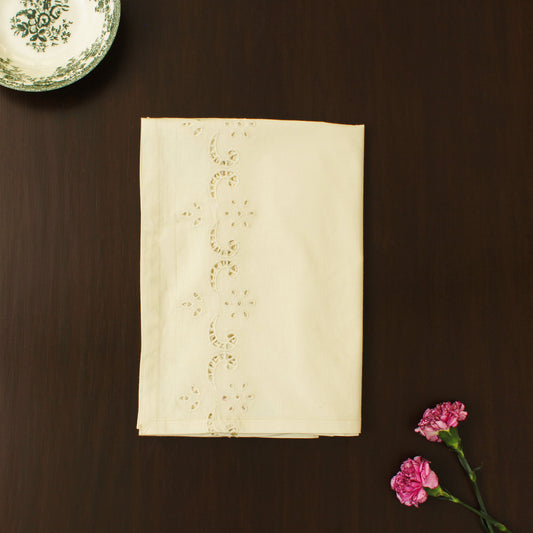 Sahr Table Cloth-Ecru