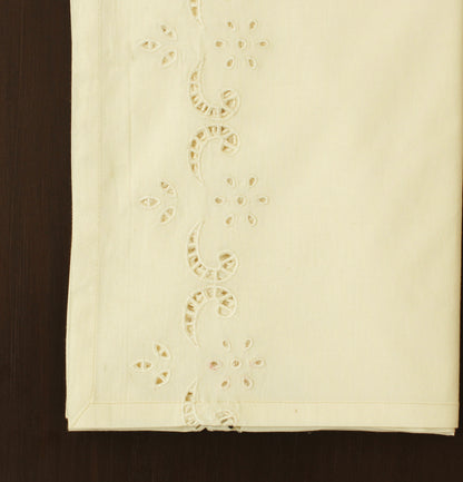 Sahr Table Cloth-Ecru