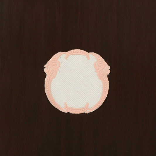 Cherry Blossom Cocktail Napkin-Ecru